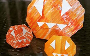 Create a Very Easy Origami Paper Pumpkin!