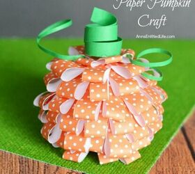 Paper Pumpkin Craft