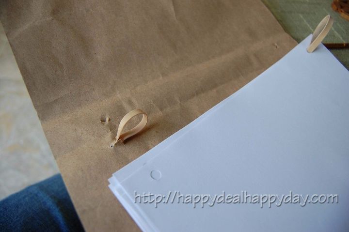 diarios fciles de hacer a mano para nios hechos con una bolsa de papel