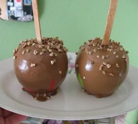 caramel apples to eat or not to eat , crafts, decoupage, home decor, how to, painted furniture, pallet