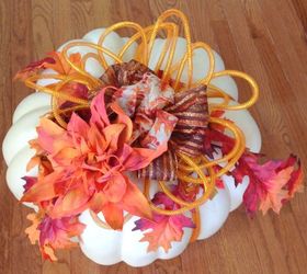 twisted foam fall flower, crafts, seasonal holiday decor