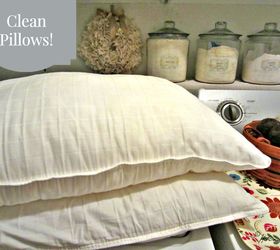 testing washing bed pillows, cleaning tips, home maintenance repairs, plumbing, ponds water features, tools