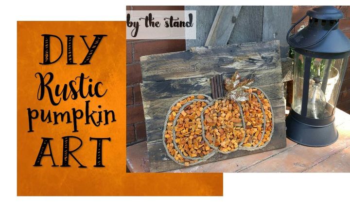 diy rustic pumpkin art, crafts