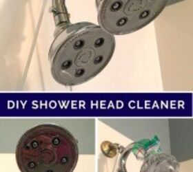 how to clean your shower head diy with 1 step and 1 ingredient , bathroom ideas, cleaning tips, how to, plumbing