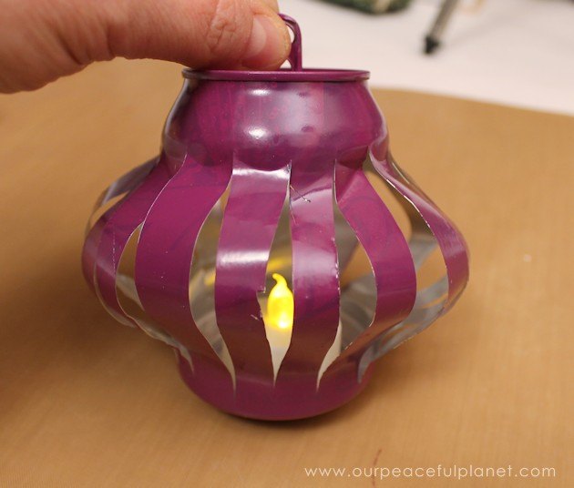 chinese lanterns from soda cans, crafts, outdoor living, repurposing upcycling