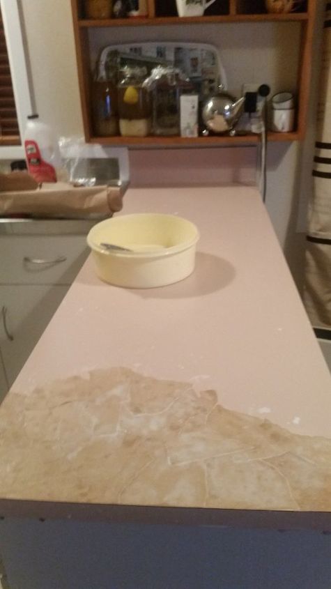 Goodbye To 90 S Pink Formica Benchtop Hometalk Goodbye To 90 S Pink Formica Benchtop