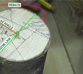 create a rustic log and pallet wood planter, gardening, pallet