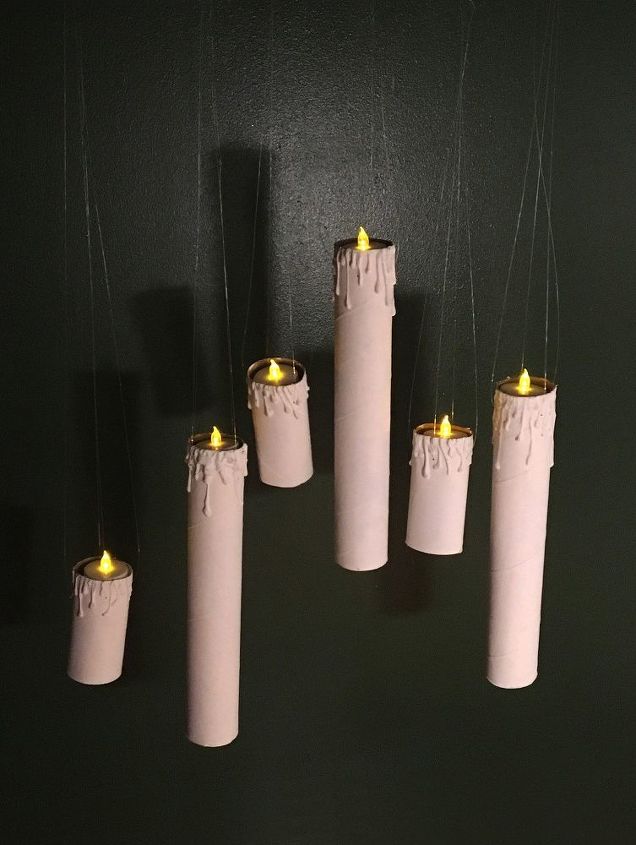 velas flotantes de halloween inspiradas en harry potter