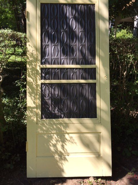 Turn Screen Doors Into Backyard Privacy Hometalk