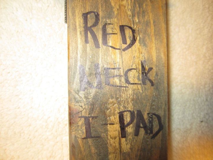 red neck note pad, crafts, pallet, repurposing upcycling, reupholster, woodworking projects