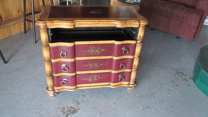 q what can i do to repurpose this unique dresser , painted furniture, painting wood furniture