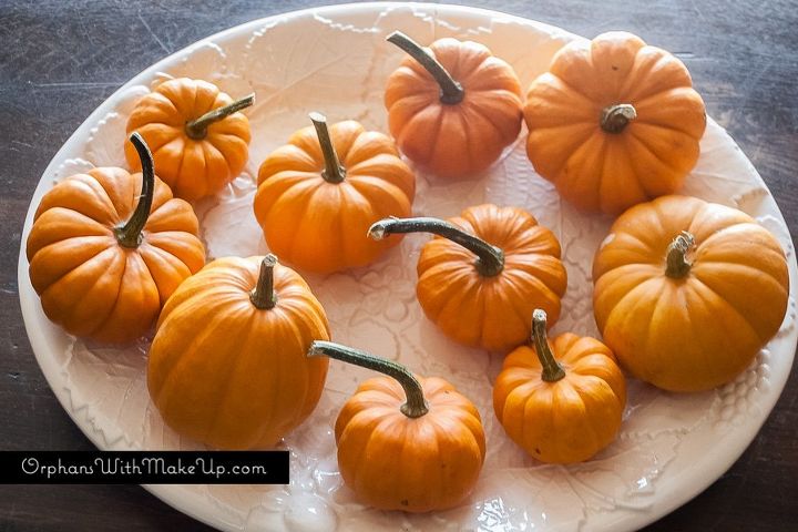 shades of white painted pumpkins, crafts
