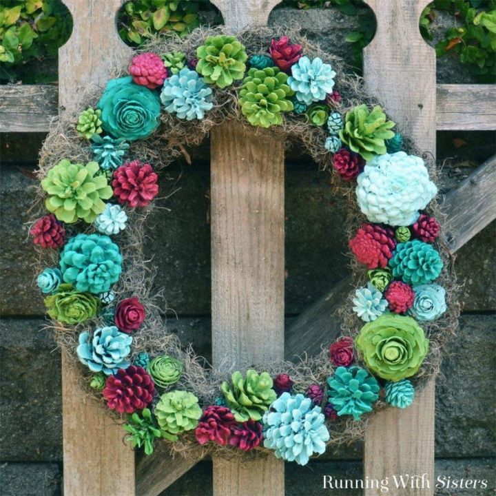 s your quick catalog of gorgeous fall wreaths, crafts, wreaths, Or this one that looks like faux succulents