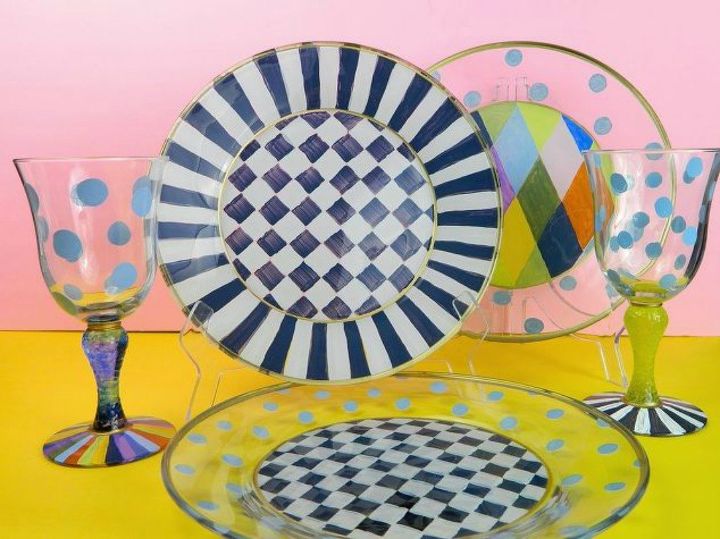 s don t throw out your boring glassware before you see these 11 ideas, Upgrade dollar store dishes with fun designs