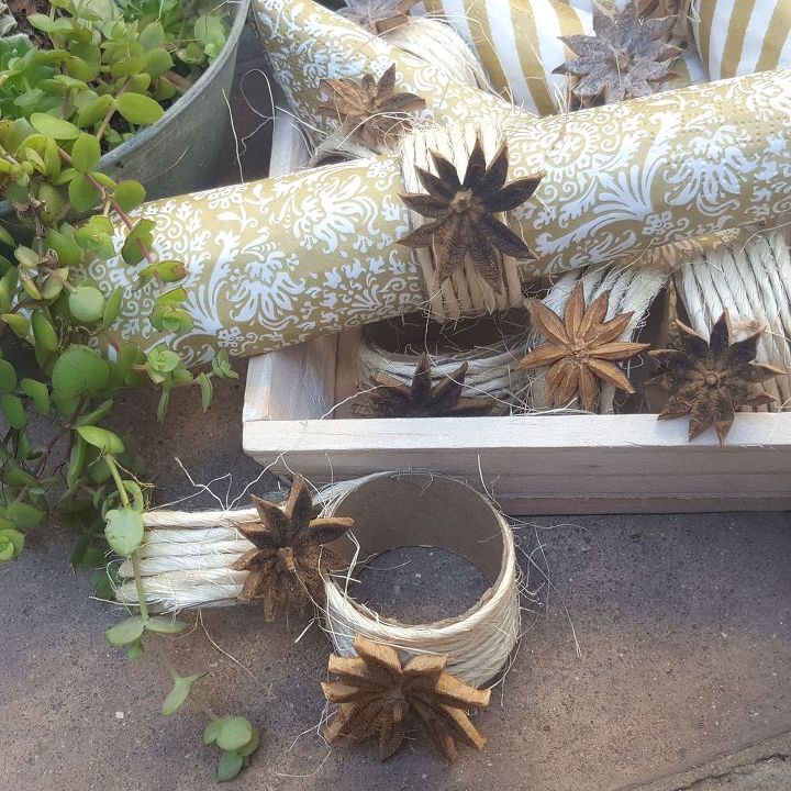 fall inspired napkin rings, crafts, how to, repurposing upcycling