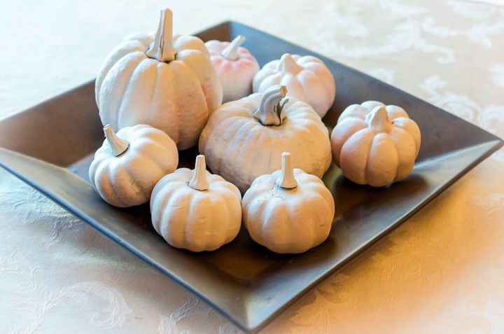 turn thrift store faux pumpkins into gorgeous indoor fall d cor, chalk paint, home decor