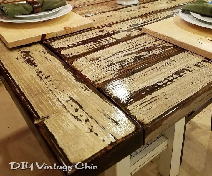 mesa de bar de madera recuperada