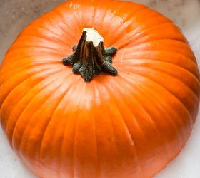 how to prepare your fresh pumpkins so they will last the fall season, halloween decorations, how to, seasonal holiday decor