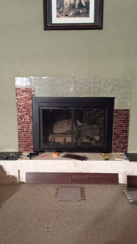 revamp an ugly brick fireplace no paint