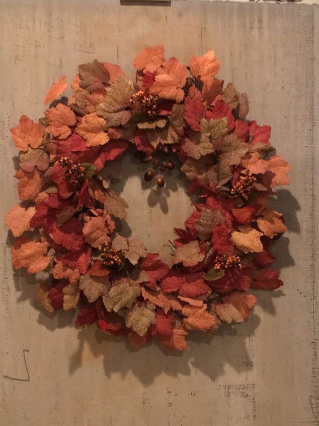 beautiful fall wreath , crafts, how to, seasonal holiday decor, wreaths