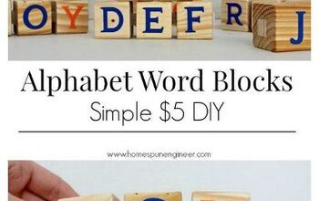 $5 DIY Alphabet Learning Blocks