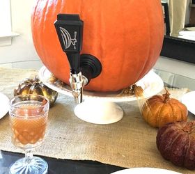 How to Make a Cute Pumpkin Keg For Serving Fall Drinks