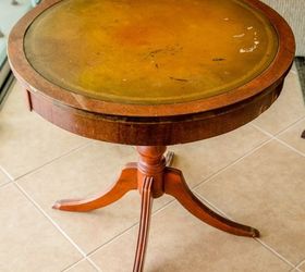 restore a mahogany leather top table with sheet music, crafts, painted furniture, woodworking projects