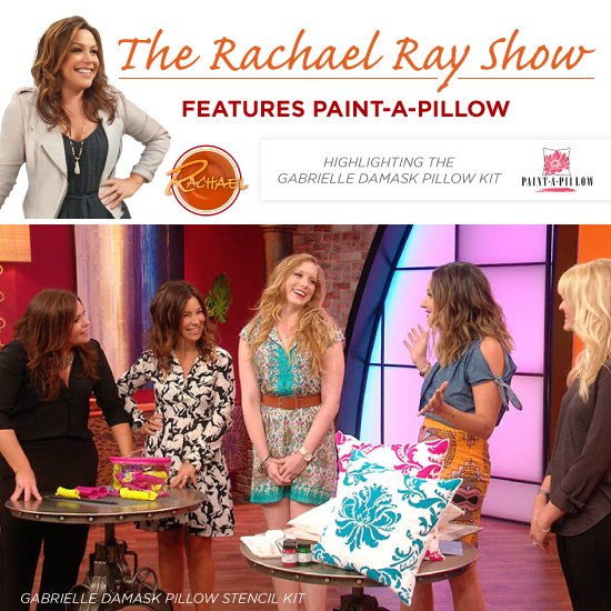 the rachael ray show features paint a pillow, crafts, home decor, living room ideas, seasonal holiday decor