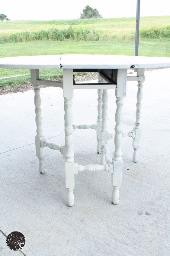 drop dead gorgeous drop leaf table, dining room ideas, home decor, painted furniture, painting, rustic furniture