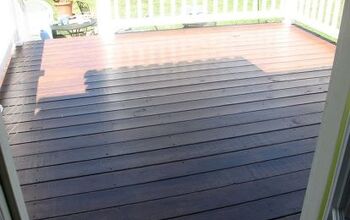 New Deck With Before and After Pictures