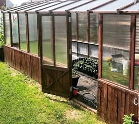 1 2 recycled greenhouse build