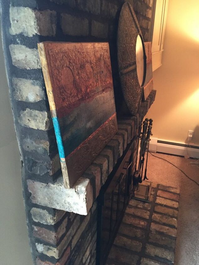 q fireplace mantle, fireplace makeovers, fireplaces mantels, Shows how narrow it is