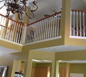 How do I enclose an open second story den when needed? Hometalk