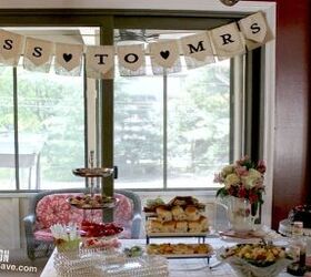 diy miss to mrs banner for bridal shower decoration, crafts, how to