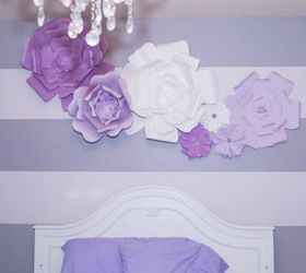s if the space above your headboard is blank here s what you re missing, These gorgeous large paper flowers