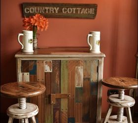 fake reclaimed wood, home decor, painted furniture