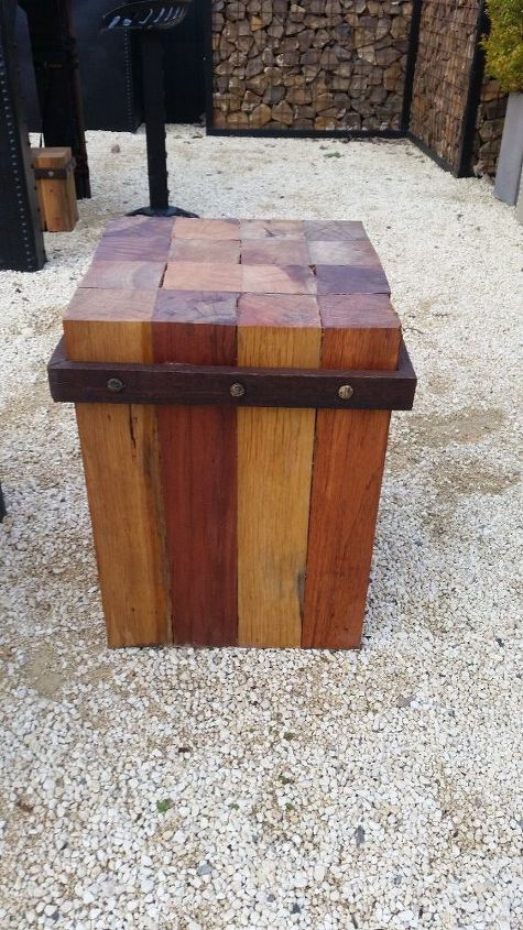 pallet side table, painted furniture, pallet
