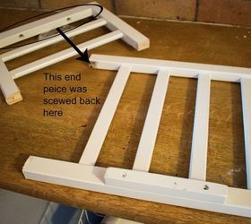 turn a crib baby cot into a bench, bedroom ideas, repurposing upcycling