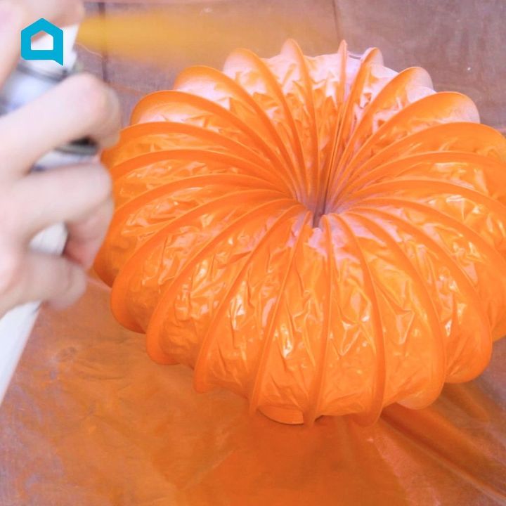 Download Free How To Make Dryer Vent Pumpkins Hometalk PSD Mockup Template