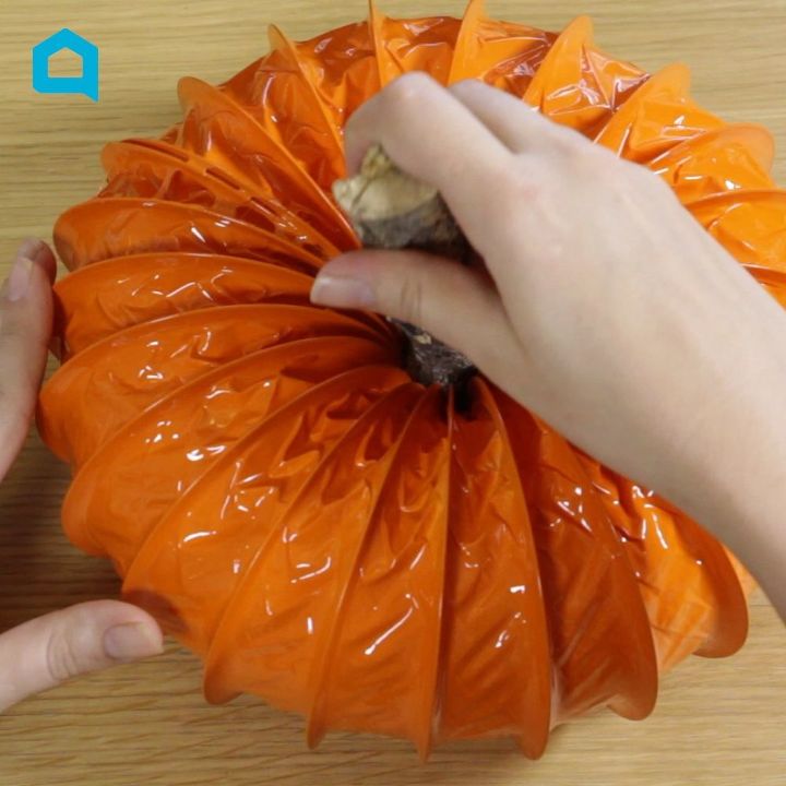 Download Free How To Make Dryer Vent Pumpkins Hometalk PSD Mockup Template