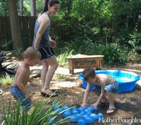 bunch o balloons diy fountain, outdoor living, ponds water features, repurposing upcycling