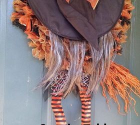 It's FallYa'll- Crea tu propia corona de bruja de Halloween con malla decorativa