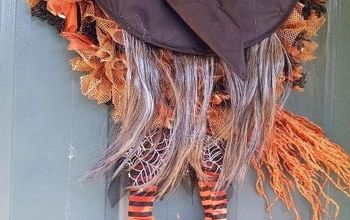 It's FallYa'll- Crea tu propia corona de bruja de Halloween con malla decorativa