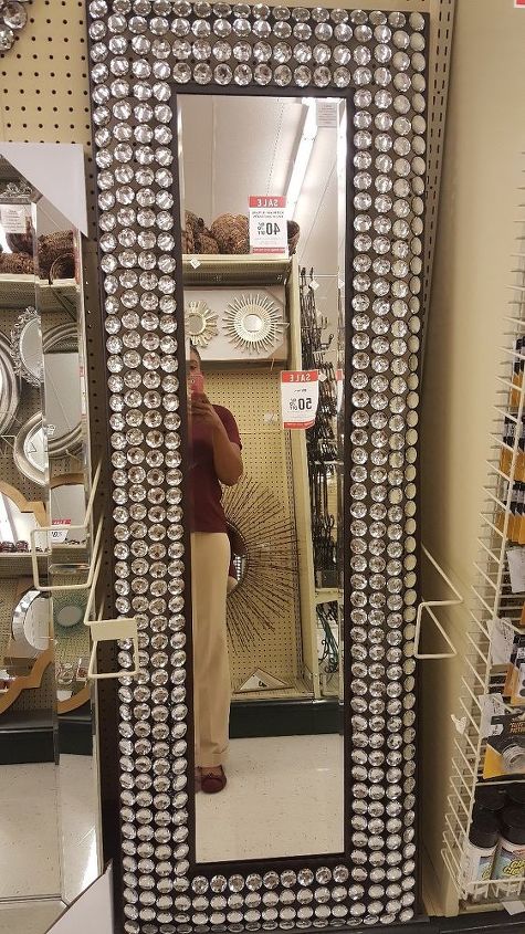 q turning a 5 walmart mirror, crafts, Mirror found at Hobby Lobby Retails for 199 99