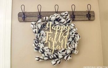 Happy Fall Y'all Cotton Wreath