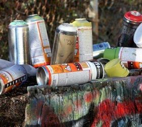 how to recycle graffiti paint cans, home decor, how to, lighting