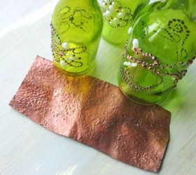 s these cut up soda can decor ideas are perfect for your home, home decor, Use them to get a hammered copper texture