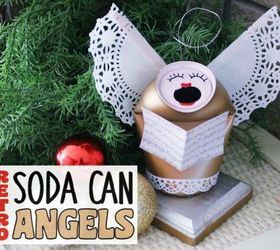 s these cut up soda can decor ideas are perfect for your home, home decor, Turn them into soda angels