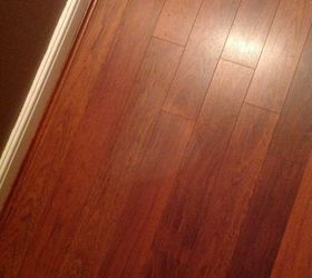 heat mark on laminate floor, Don t know if you will be able to make out the White Heat mark