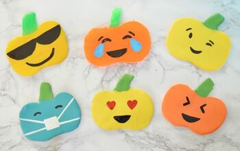  Abóboras Emoji DIY para a janela